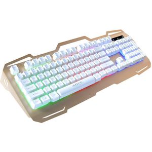 Imice AK-400 Multifunctionele Toetsenbord Waterdicht Metalen Ophanging Verlicht Toetsenbord Voor Bedrade Gaming Toetsenbord Illumin 506 #2