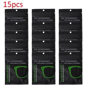 1-20Pcs Herbruikbare Anti-Fog Glazen Doekjes Suede Bevochtigd Antifog Lens Doek Defogger Lenzenvloeistof Veeg bril Wipeping Doekjes