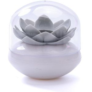 Creatieve Lotus Vorm Tandenstoker Houders Wattenstaafje Houder Opbergdoos Pick Tandenstoker Case Home Decor Met Cap