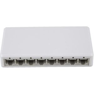 8 Poorten Gigabit Switch Desktop RJ45 Ethernet Switch 10/100Mbps Hub Switcher (Eu Plug)