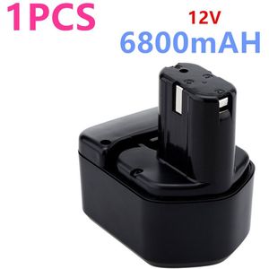 1Pcs 12V Voor Hitachi EB1214S DS12DVF3 Oplaadbare Batterij 12V 6.8Ah Ni-Mh Draadloze Boor Batteria EB1212S EB1220BL EB1