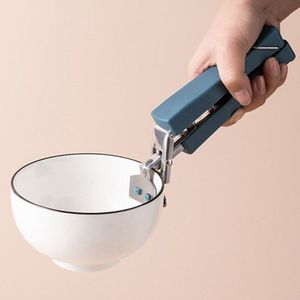 Huishouden Keuken Accessoires Rvs Anti Verbranden Kom Geklemd In De Kom Lifter Tool Handschoenen Siliconen Keuken Gadget Set