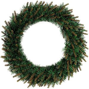 Christmas Party Decoratie Groene Bloem Krans Met Licht Xmas Tree Opknoping Bloem Guirlande Hanger Thuis Muur Ornament 30/40cm