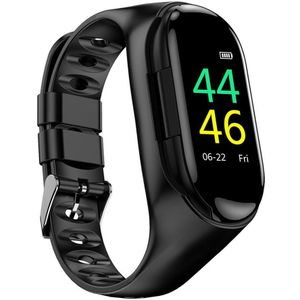 M1 Bluetooth Oortelefoon Met Ai Smart Horloge Hartslagmeter Smart Polsband Lange Tijd Standby Fitness Armband Sport Horloge