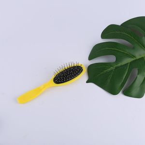 1Pc Voorkomen Statische Borstel Voor Synthetisch Haar Niet Tangle Clip Extension Pruik Roze Kam Styling Tools