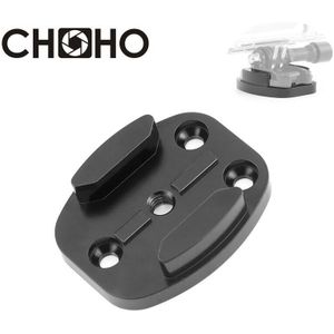 Cnc Aluminium Flat Surface Mount Statief Adapter 4 Gat Ver Voor Gopro Hero 9 5 6 7 10 Xiaomi yi Sjcam Accessoires