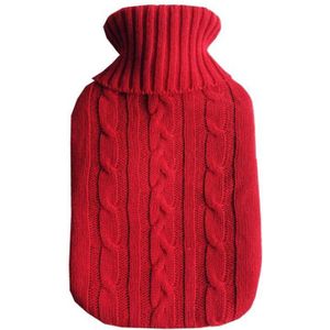 Knit Beschermende Cover Voor 2 Liter Grote Warmwaterkruik Pvc Water Zakken Anti-Brandwonden Cover Warming Handen 16 Kleuren