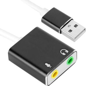 Onafhankelijke Geluidskaart Usb Geluidskaart Aluminium Legering Voor Win2000/Winxp/7/8/Win3003 Systeem