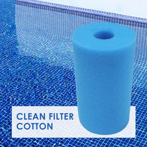 1Pc Zwembad Filter Zwembad Foam Filter Spons Intex Type B Herbruikbare Wasbare Cleaner Zwembad Accessoires