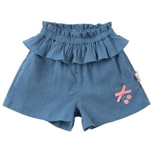 DBJ17840-2 Dave Bella Zomer Baby Meisjes Mode Boog Gedrapeerde Zakken Shorts Kinderen Kids Girl Leuke Broek Baby Peuter Broek