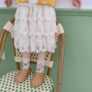 3234 Spring Girl's Skirt Girl's Lace Skirt Cake Skirt High Waist Korean Princess Skirt