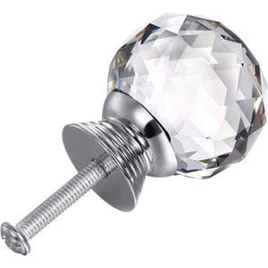 1 Pc 30Mm Crystal Glass Knoppen Kast Lade Pull Keukenkast Deur Kledingkast Handvatten Keuken Pot Deksel Handvat hardware Tob