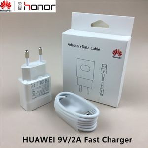 Originele Huawei P10 Lite Qc 2.0 Fast Quick Charger P9 P8 Nova 2 2i Honor 8 9 Mate 8 Y6 telefoon Lading Adapter & Usb Kabel