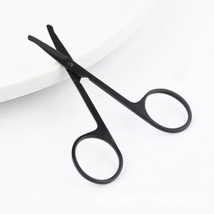Neus Haar Schaar Wenkbrauw Wimpers Trimmer Rvs Mini Ronde Hoofd Schaar Handleiding Neus Tondeuse Removal Tool