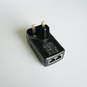 UK plug, POE power adapter, Input AC 100-240 V, output DC24V 1A voor HIKVISION Video Intercom voor DS-KV8102-IM DS-KH8301-WT