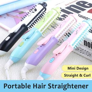 20W 220V Mini Draagbare Elektrische Haar Styler Krultang Ptc Verwarming Stijltang Krultangen Drogers Home Reizen Kleur Willekeurige
