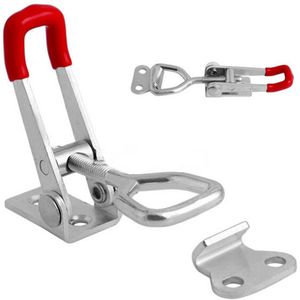Verstelbare Toolbox Case Metalen Toggle Klink Catch Sluiting/198Lbs 90Kg Quick Release Clamp Anti-Slip Push Pull toggle Klem Gereedschap