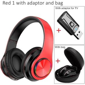Tv Helm B39 Draadloze Hoofdtelefoon Opvouwbaar Bluetooth Headset Pc Tablet Bluetooth Adapter Waterdichte Oortelefoon Tas Gaming Tv Muziek