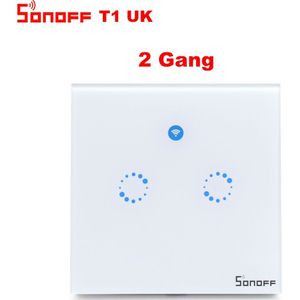 Itead Sonoff T1 Uk Wifi 433Mhz Rf Smart Muur Touch Switch Outlet Afstandsbediening Via Ewelink Werkt Met Alexa google Thuis