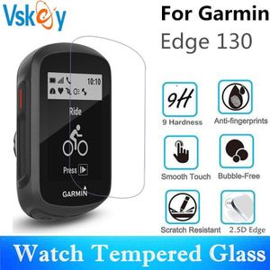 VSKEY 10PCS Gehard Glas Voor Garmin Edge 130 Screen Protector GPS Mountainbike Beschermende Film