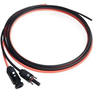 Zonnepaneel Verlengkabel Rood Zwarte Draad Pv Connector 13AWG 0.5M/1M/2M/3M/5M/10M/20M Zonnepaneel Connector