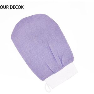 10 stuks dubbelzijdige Hammam Scrub Mitt Magic Peeling Handschoen Exfoliërende Tan Verwijdering