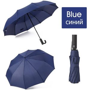 12K Wind Slip 3 Opvouwbare Paraplu Mannen Vrouwen Regen Automatische Grote Paraplu Business Draagbare Lange Handvat Parasol Paraguas