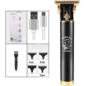 Bald Head Tondeuse Trimmer Vintage Kapsel Klassieke Oplaadbare Kapper Scheren Machine Cutter Voor Mannen Kapsel Stijl