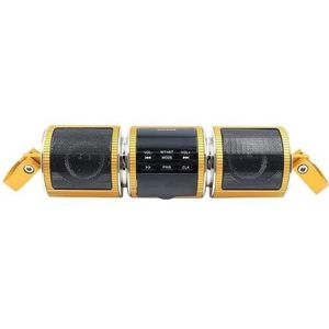 Motorfiets Bluetooth Muziekspeler MP3 Motorfiets Stereo Speaker Fm Radio Verstelbare Led Scherm Waterdichte