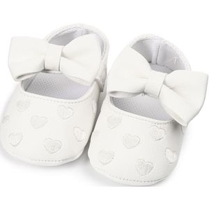 Brand Pasgeboren Baby Baby Meisjes Jongen Causale Schoenen Wieg Schoenen 3 Stijl Lederen Hart Print Haak Zachte Zool baby Schoenen 0-18M