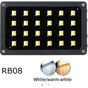 Weeylite RB08 RB08P Ultradunne Dimbare Led Video Licht Led Display Met Batterij Op Camera Dslr Fotografie Verlichting Licht Invullen
