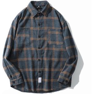 Flanel Gestreepte Shirt Mannen Vrouwen Lange Mouwen Vintage Shirts Mannen Plaid Streetwear Fashions Casual Lente Herfst Harajuku Shirts