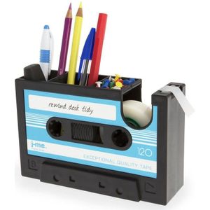 Bestcassette Tape Dispenser Pen Houder Vaas Potlood Pot Briefpapier Bureau Netjes Container Kantoorbenodigdheden Leverancier (Blauw)