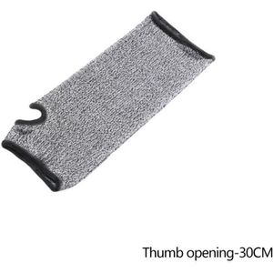 Niveau 5 Hppe Cut Arm Mouw Slip Anti-Lek Werk Bescherming Vingerloze Arm Sleeve Cover