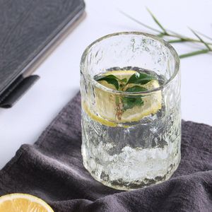 Nordic Stijl Hoge Borosilicaatglas Japanse Hittebestendig Glas Bark Patroon Mok Bier Glas Sap Cup Whisky Glas 3 stks/partij