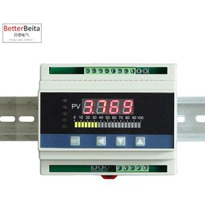 4-20mA Dc Input Programmeerbare Display Meter Din Druk Temperatuur Gewicht Controller Met 4 Manieren Relais En 1 Manier DC24V Uitgang