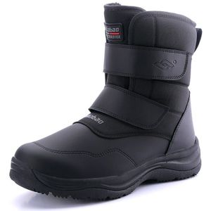 Yhebke Mannen Winter Laarzen Pluche Warme Waterdichte Casual Sneeuw Schoenen Non Slip Mid Kuit Laarzen Mannen Hoge Top Ademend sneakers