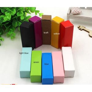 2*2*7.1 cm kraftpapier nagellak flessen doos, cosmetische verpakking, lippenstift pakket papier doos, custom lipstick dozen
