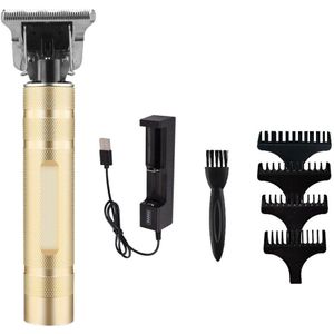 Tondeuse Voor Mannen, Elektrische Pro Li Outliner Grooming Oplaadbare Draadloze Close Snijden T-Blade Trimmer Voor Mannen