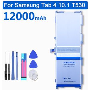 Gukeedianzi Tablet Li-Ion Batterij EB-BT530FBC 12000 Mah Hoge Capaciteit Voor Samsung Galaxy Tab 4 Sm T530 T531 T535