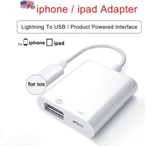 Otg Usb Camera Multimemory Adapter Voor Lightning Naar Micro Sd Tf Kaartlezer Kit Voor Iphone Ipad Voor Apple Ios 13 Converter