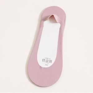 Cut Elke Ijs Kousen Vrouwen Hak Siliconen Kan Niet Vallen De Hak Katoen Antislip Ademend Boot sokken Snoep Kleur Invisibl