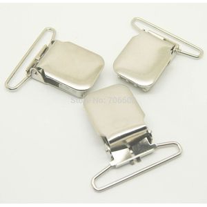 50 stks per lot Vierkante vormige metalen jarretel clip met 40mm Jarretel Clip