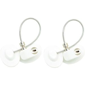 2/8 Stks/set Window Lock Bescherming Van Kinderen Baby Veiligheid Rvs Deurstopper Koelkast Sloten Baby Veiligheidsslot