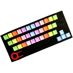 37 Key Backlit Keycap Set PBT Vervanging Translucidus Mechanische Toetsenbord Praktische Mode Gaming Computer Accessoire Kantoor