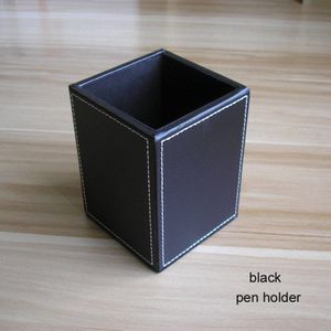 4 Stks/set PU leer hout bureau organisator briefpapier houder organizer materiaal de oficina y escritorio bruin zwart K219