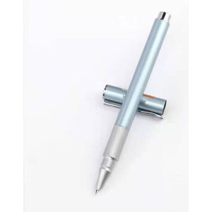 Paili 612A Vulpen Metalen Inkt Pen F Nib Silver Clip Briefpapier Kantoor Schoolbenodigdheden Schrijven