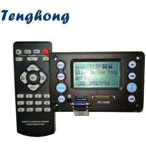 Tenghong Bluetooth 4.2 MP3 Decoders Met Opname MP3 Wav Wma Ape DC5V 12V Batterij Twee-weg Audio-ingang decoder Boards Voor Diy