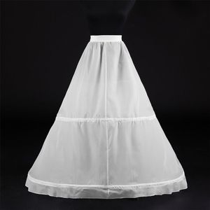 Witte Petticoat Crinoline Verstelbare Taille Lange Layer Tulle Bridal Onderrok Voor Wedding Party Goedkope Bruiloft Accessoires Jupon