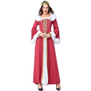 Halloween Europese Royal Retro Hof Kostuum Kerstfeest Maskerade Britse Aristocratische Koningin En Koning Kostuum